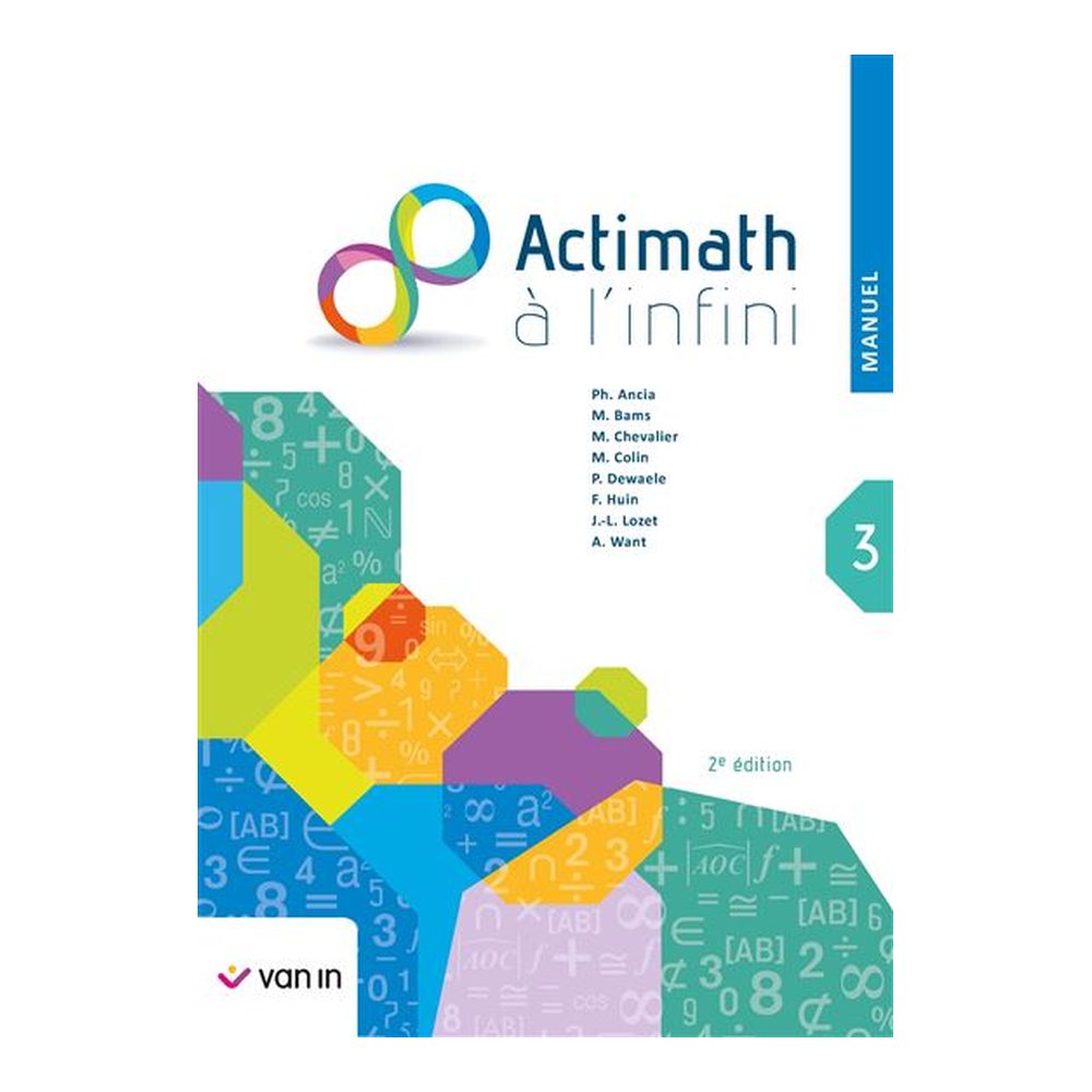 Actimath à l'infini 3 - MANUEL (2e édition)
