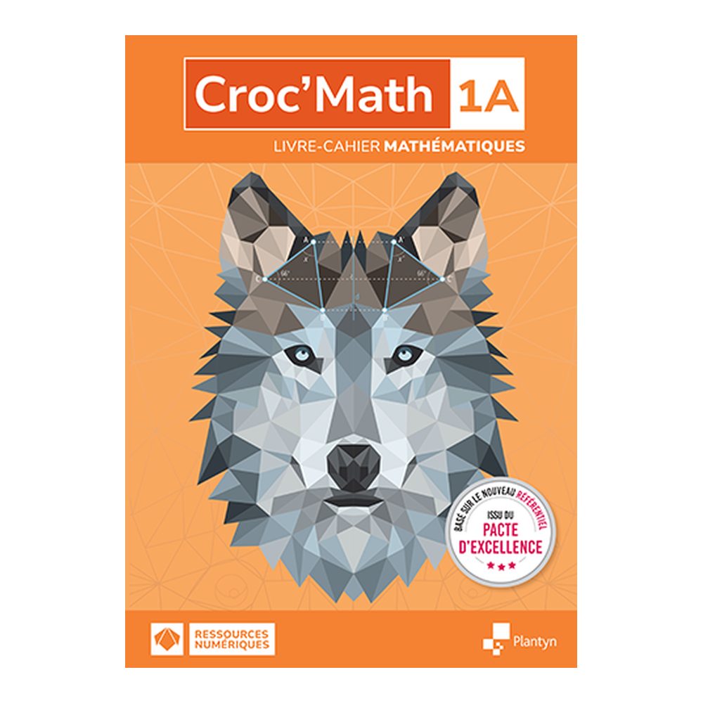 Croc'Math 1A Livre-cahier (+ Scoodle) - Edition Pacte