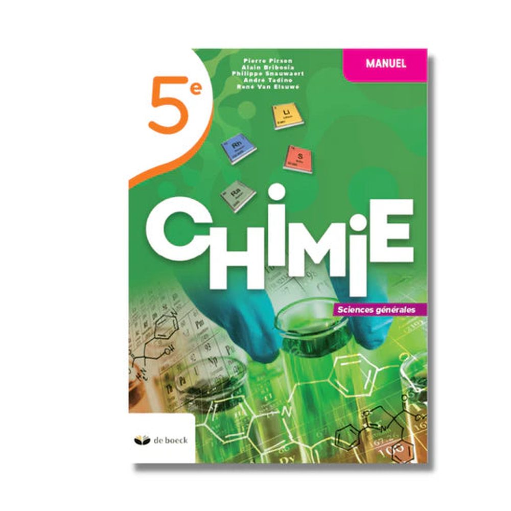 Chimie 5 (sciences générales) 2h/sem - ED 2022
