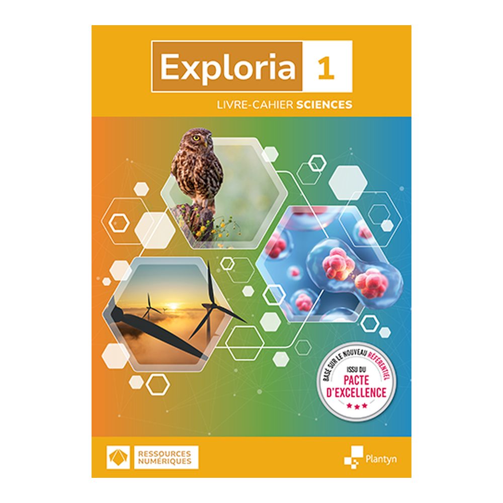 Exploria 1 Livre-cahier (+ Scoodle) - Edition Pacte 9782801058534