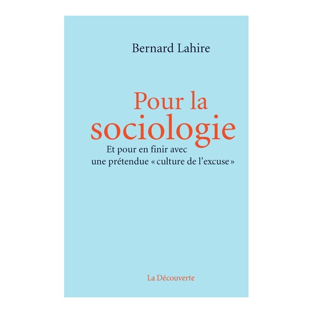 Pour la sociologie