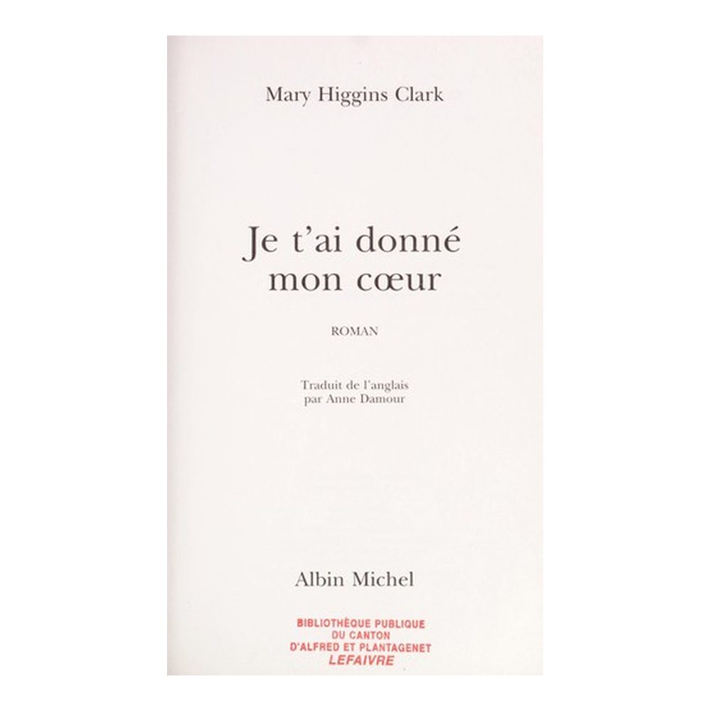 Je t'ai donné mon cœur