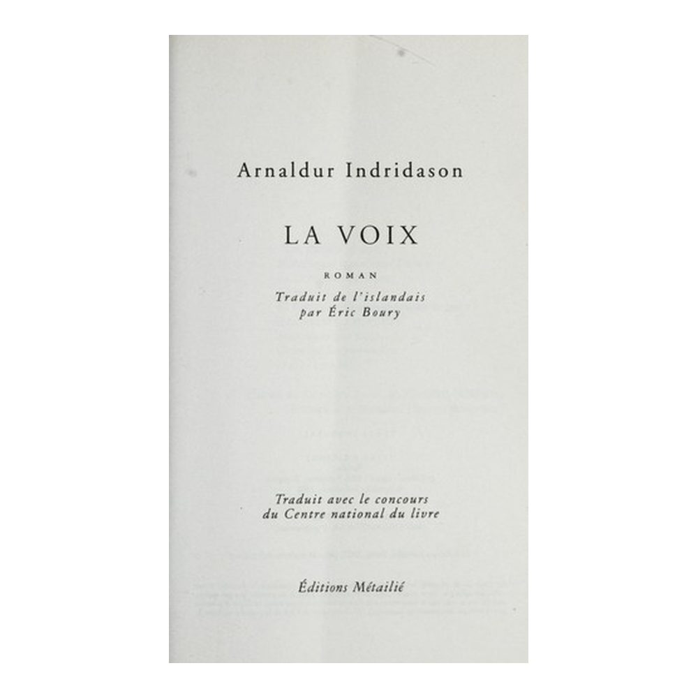 La voix
