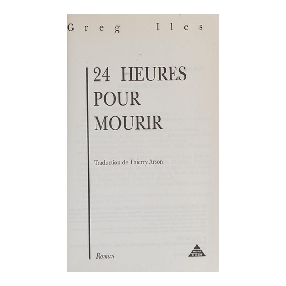 24 heures pour mourir