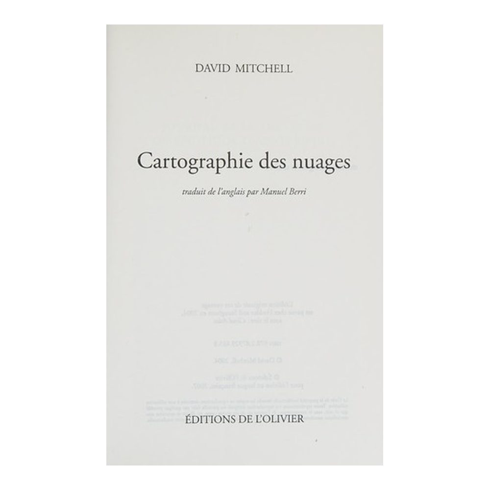 Cartographie des nuages