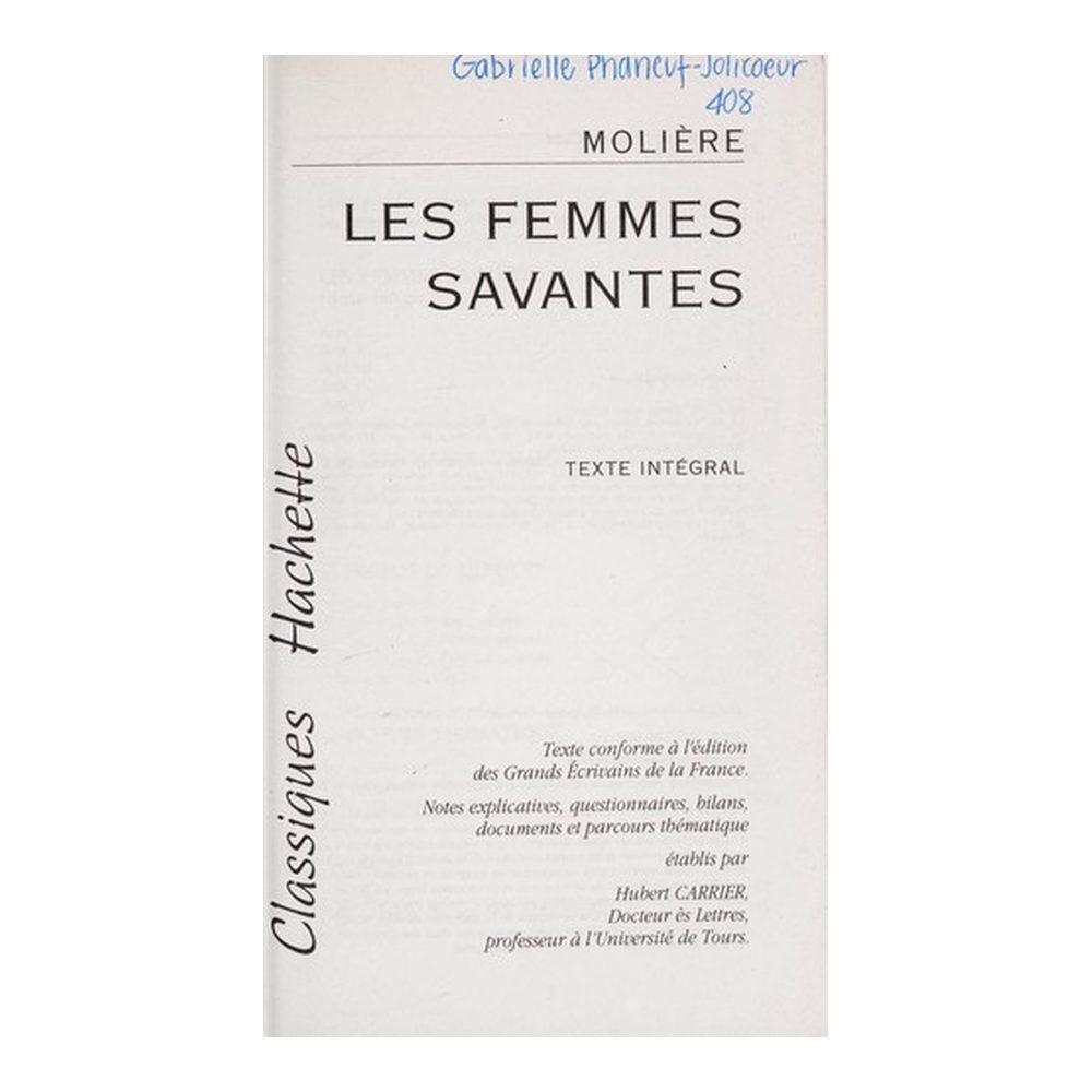 Les femmes savantes